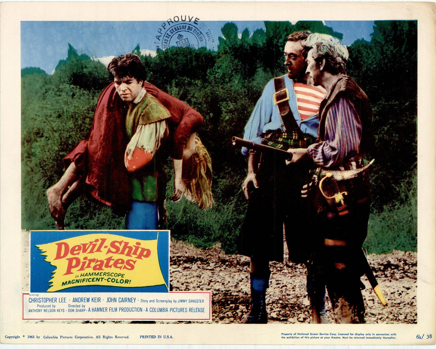 Devil-Ship Pirates Movie Lobby Card