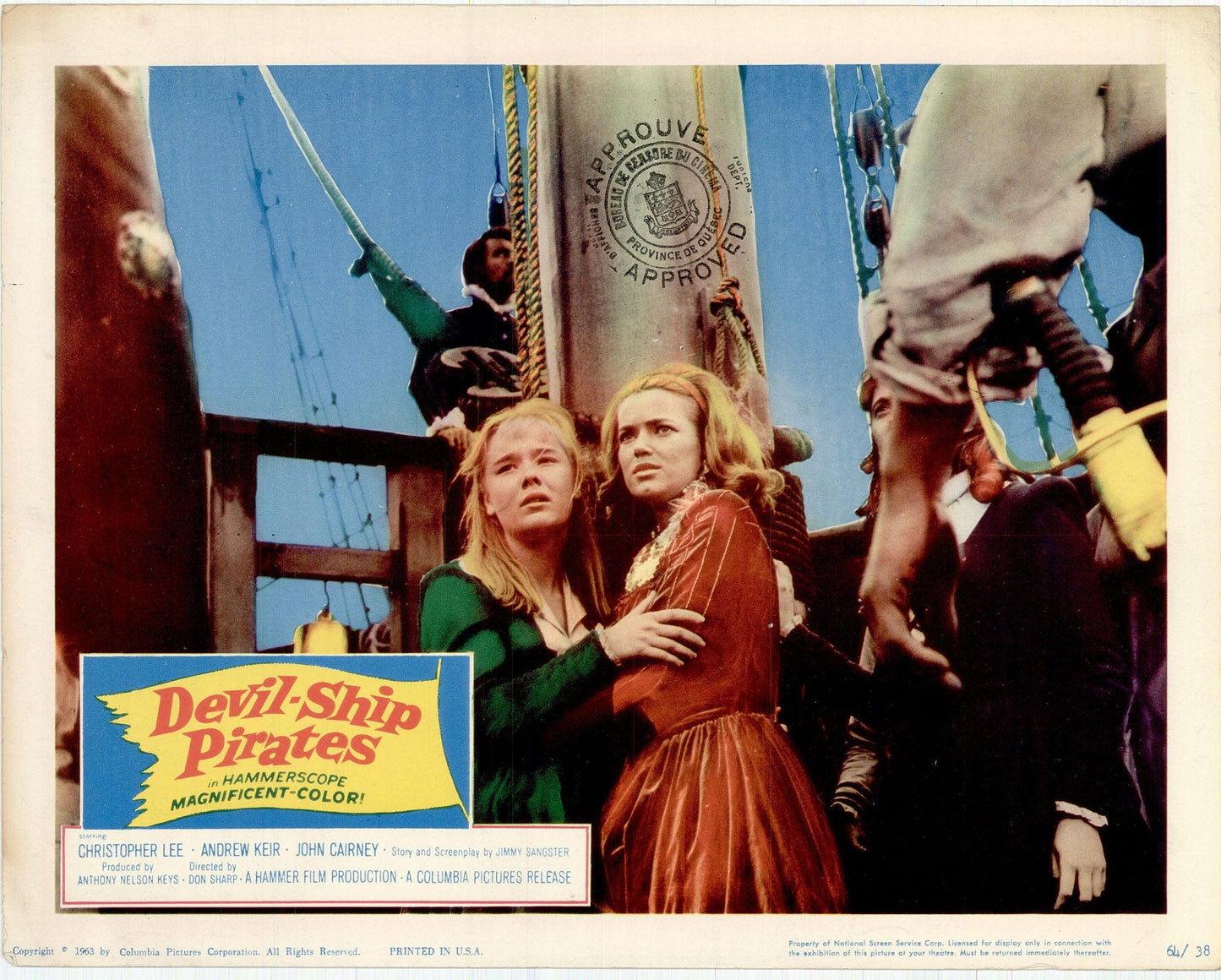 Devil-Ship Pirates Movie Lobby Card