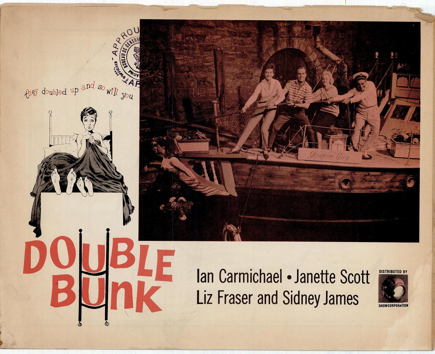 Double Bunk Movie Lobby Card