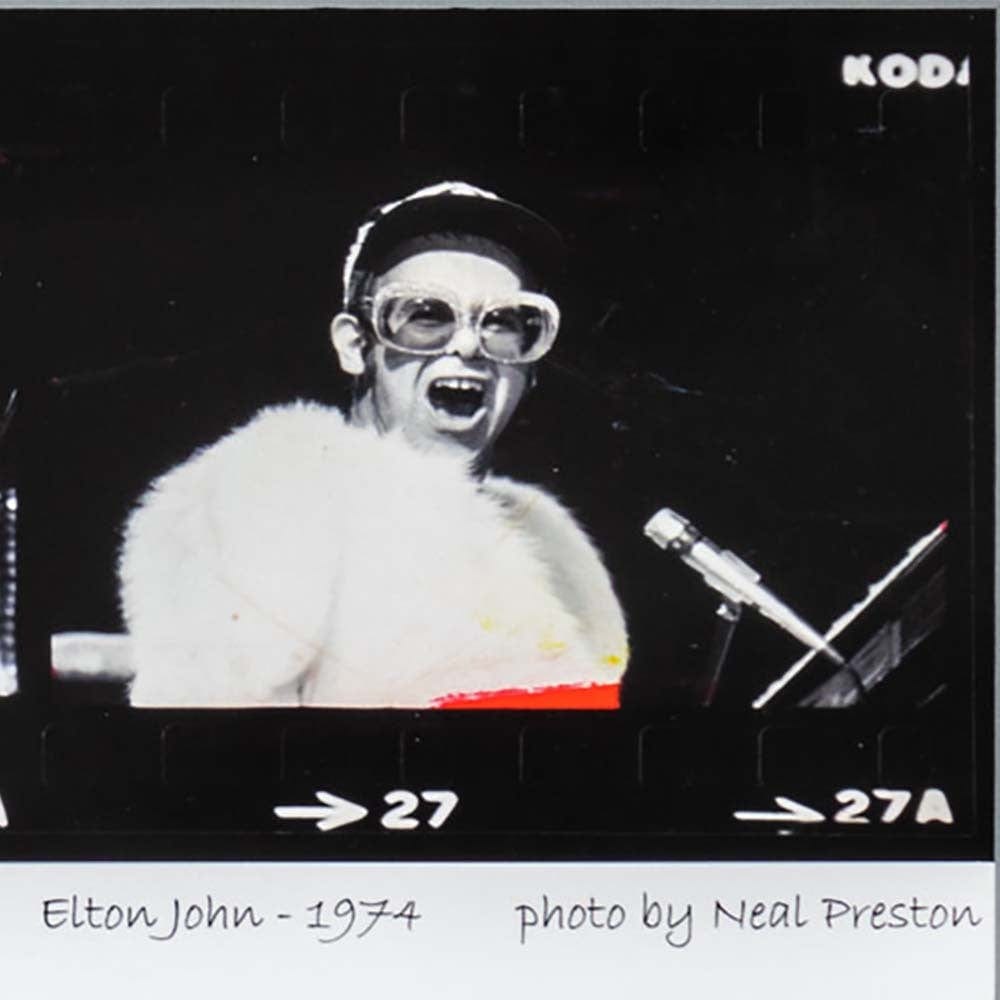 Neal Preston: Elton John 1974 - Proof Strip
