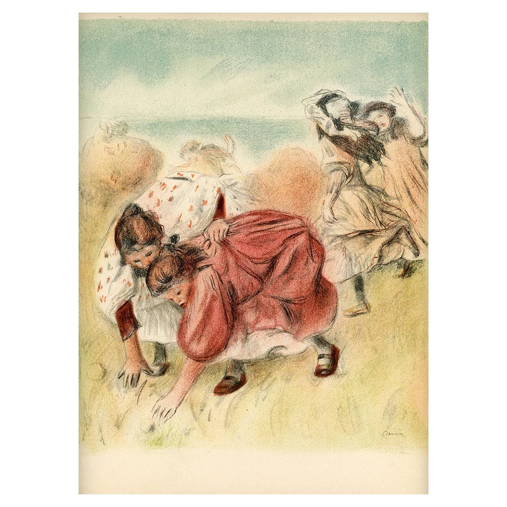 After Renoir - Enfants Jouant a la Balle Art G S Pawn