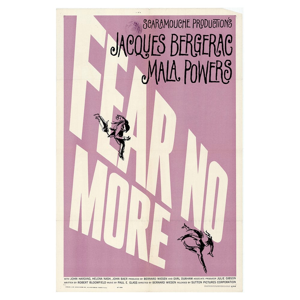 Fear No More - Classic Movie Poster