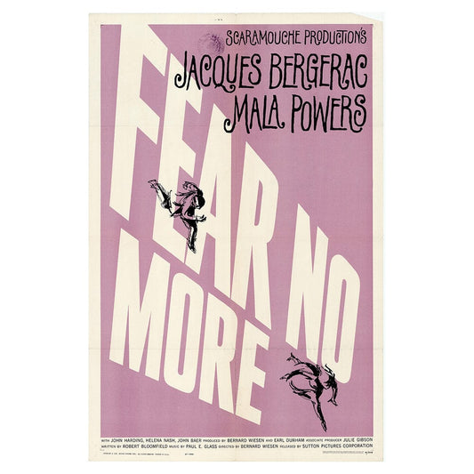Fear No More - Classic Movie Poster
