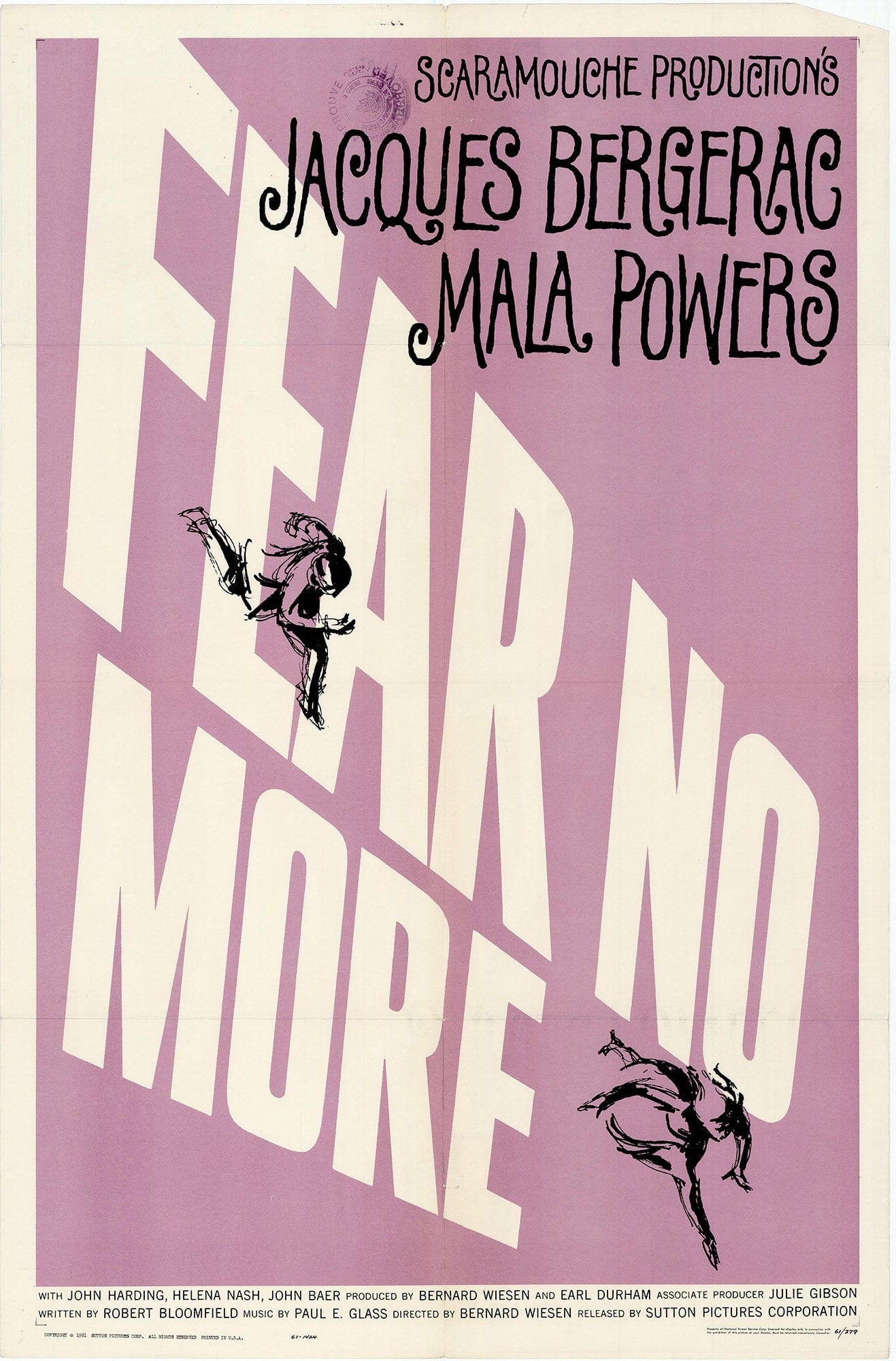 Fear No More - Classic Movie Poster