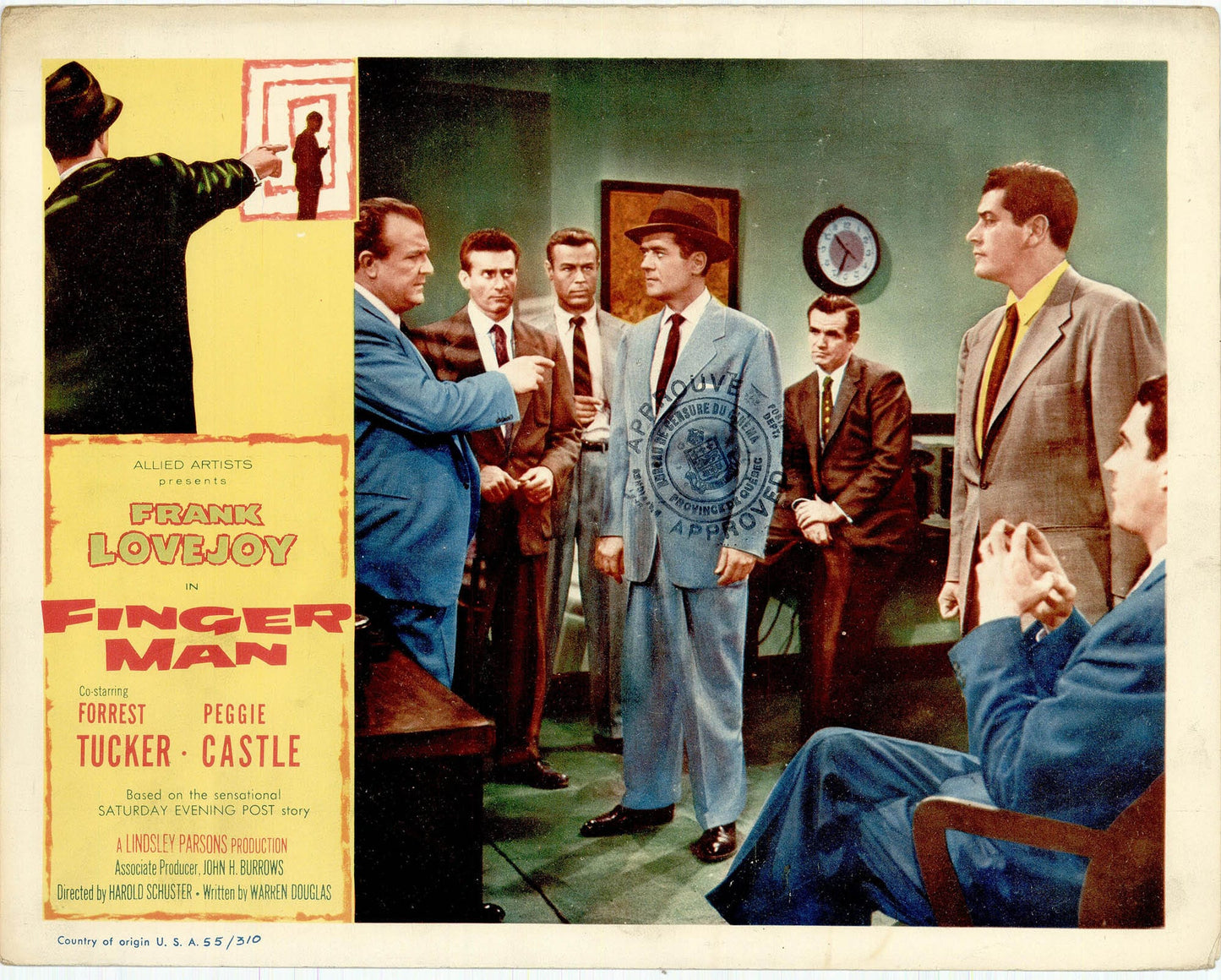 Finger Man Movie Lobby Card