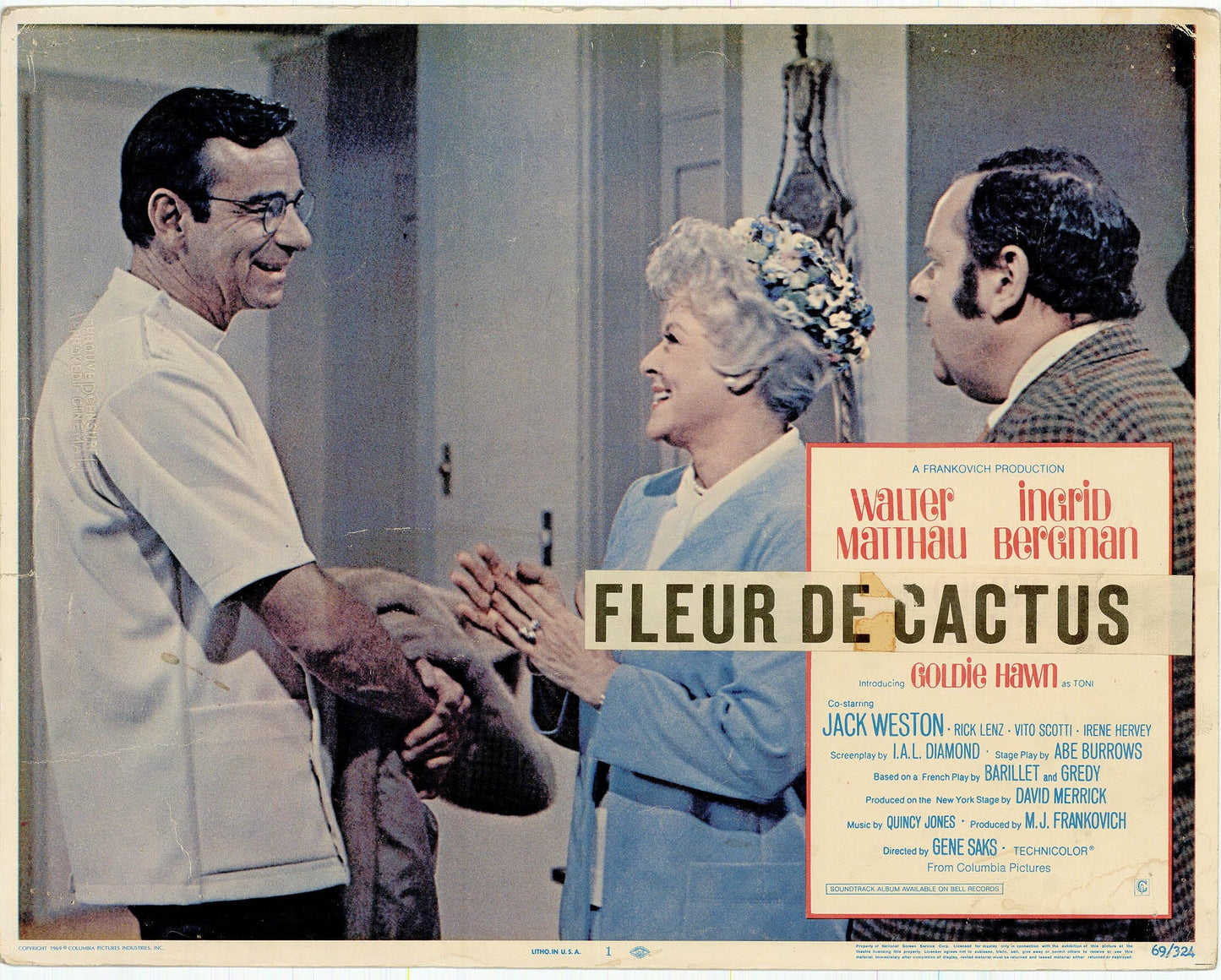 Cactus Flower Movie Lobby Card