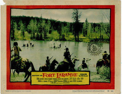 Revolt at fort Laramie Movie Lobby Card