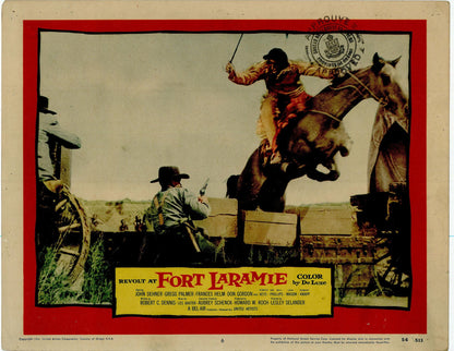 Revolt at fort Laramie Movie Lobby Card