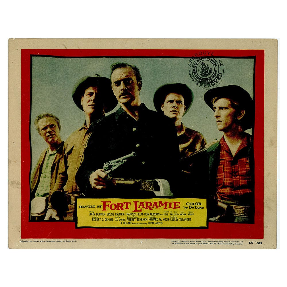 Revolt at fort Laramie Movie Lobby Card