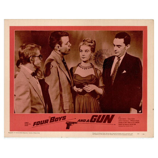 Four Boys and a Gun Movie Lobby Card