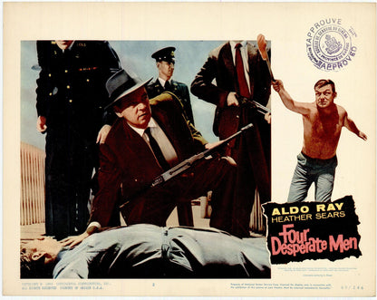 Four Desperate Men (The Siege of Pinchgut) Movie Lobby Card