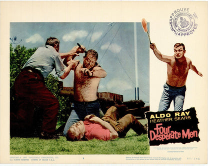 Four Desperate Men (The Siege of Pinchgut) Movie Lobby Card