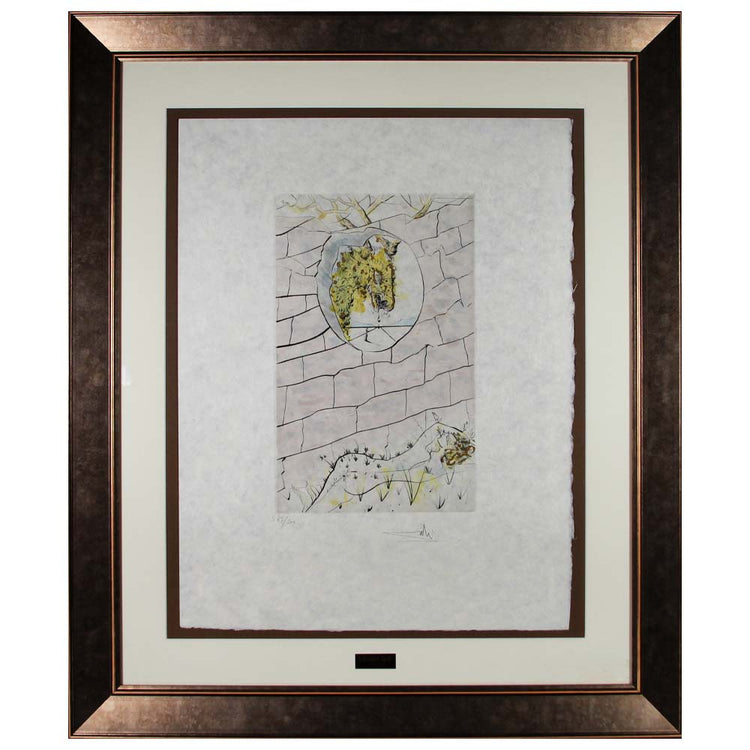 Salvador Dali; The Beloved Looks Forth Like Roe – Gold & Silver Pawn Shop