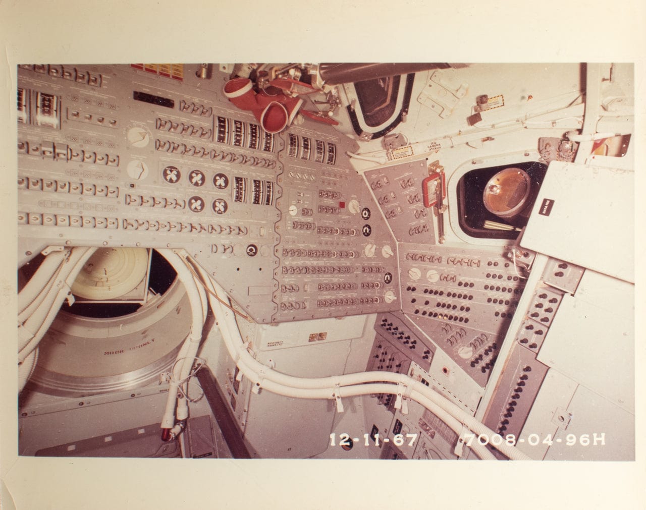 Inside Apollo Command Module 8