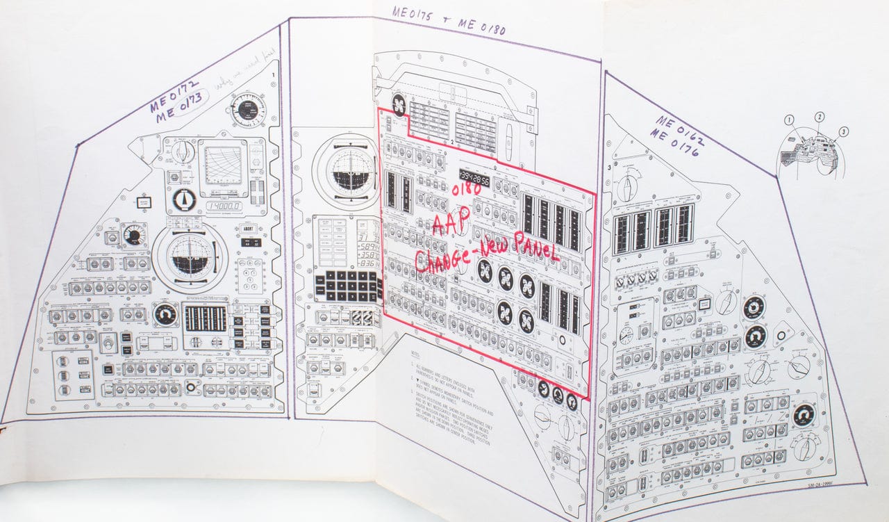 Photos & Schematic Diagrams of the Apollo 11 Command Module  5