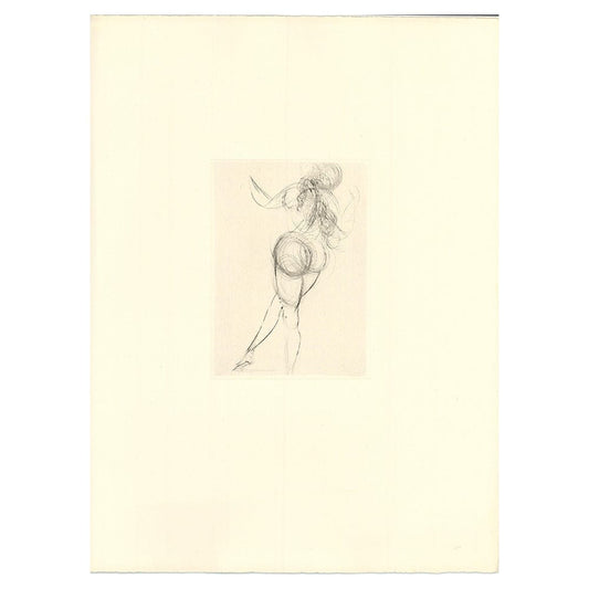 Salvador Dali - Untitled Vignette from ‘Les Amours de Cassandre’ VIII 1968