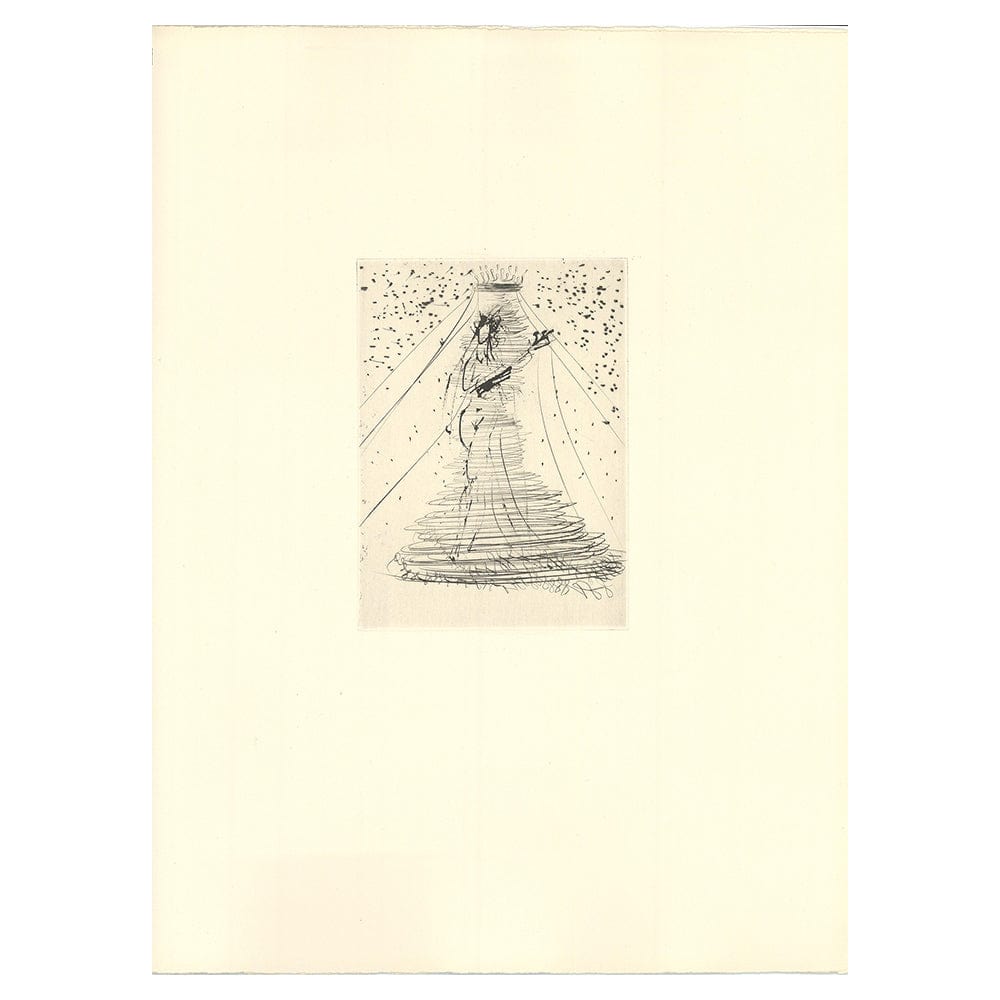 Salvador Dali - Untitled Vignette from ‘Les Amours de Cassandre’ 1968