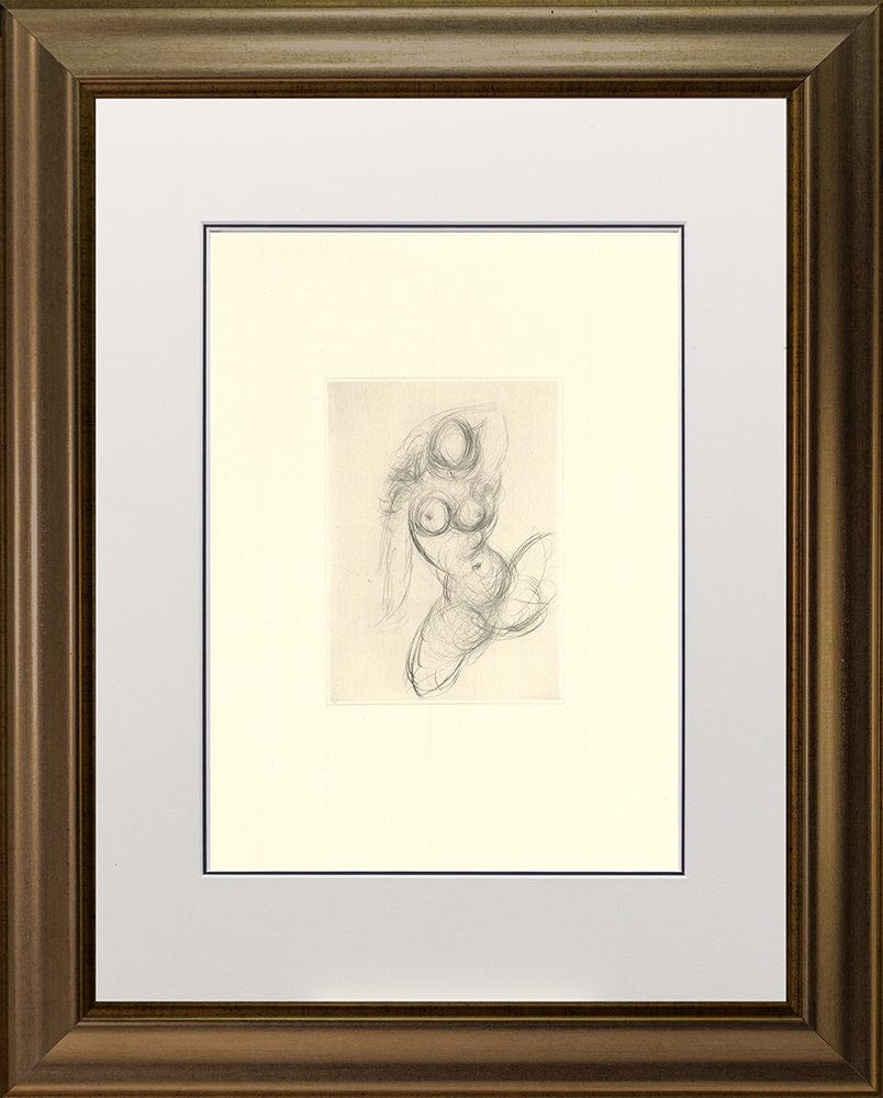 Salvador Dali - Untitled Vignette from ‘Les Amours de Cassandre’ II Framed