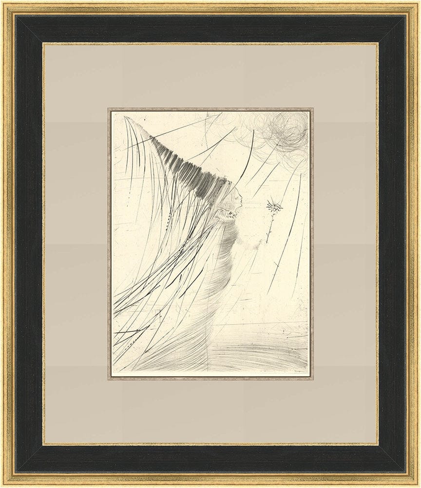 Salvador Dali - La Fee from ‘Les Amours de Cassandre’ framed