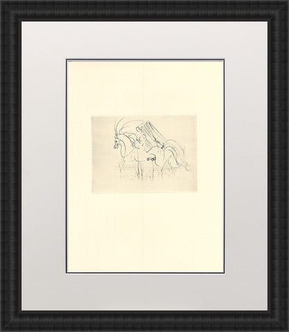 Salvador Dali - Untitled Vignette from ‘Les Amours de Cassandre’ III Framed