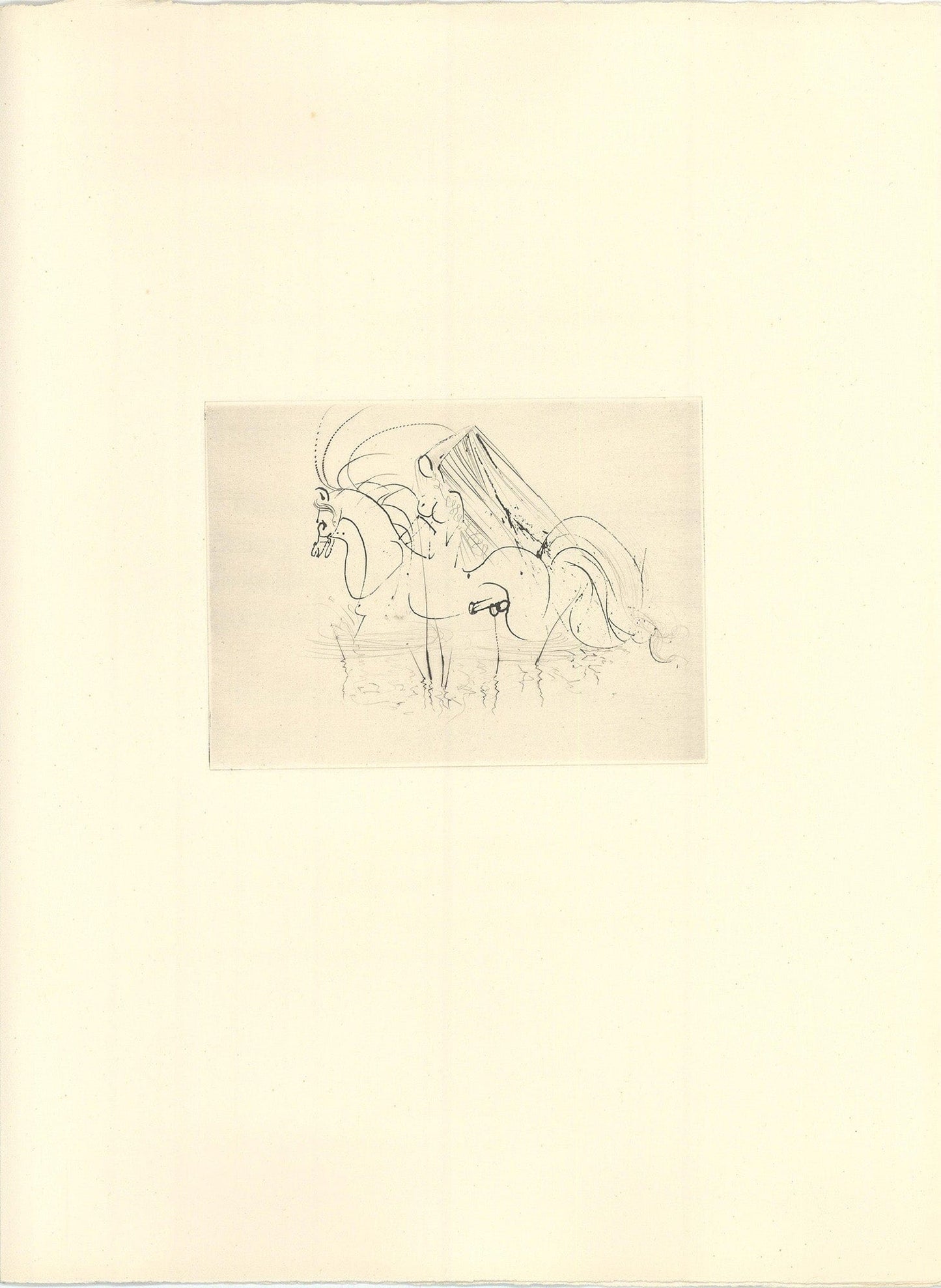 Salvador Dali - Untitled Vignette from ‘Les Amours de Cassandre’ III