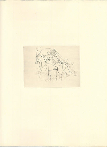 Salvador Dali - Untitled Vignette from ‘Les Amours de Cassandre’ III