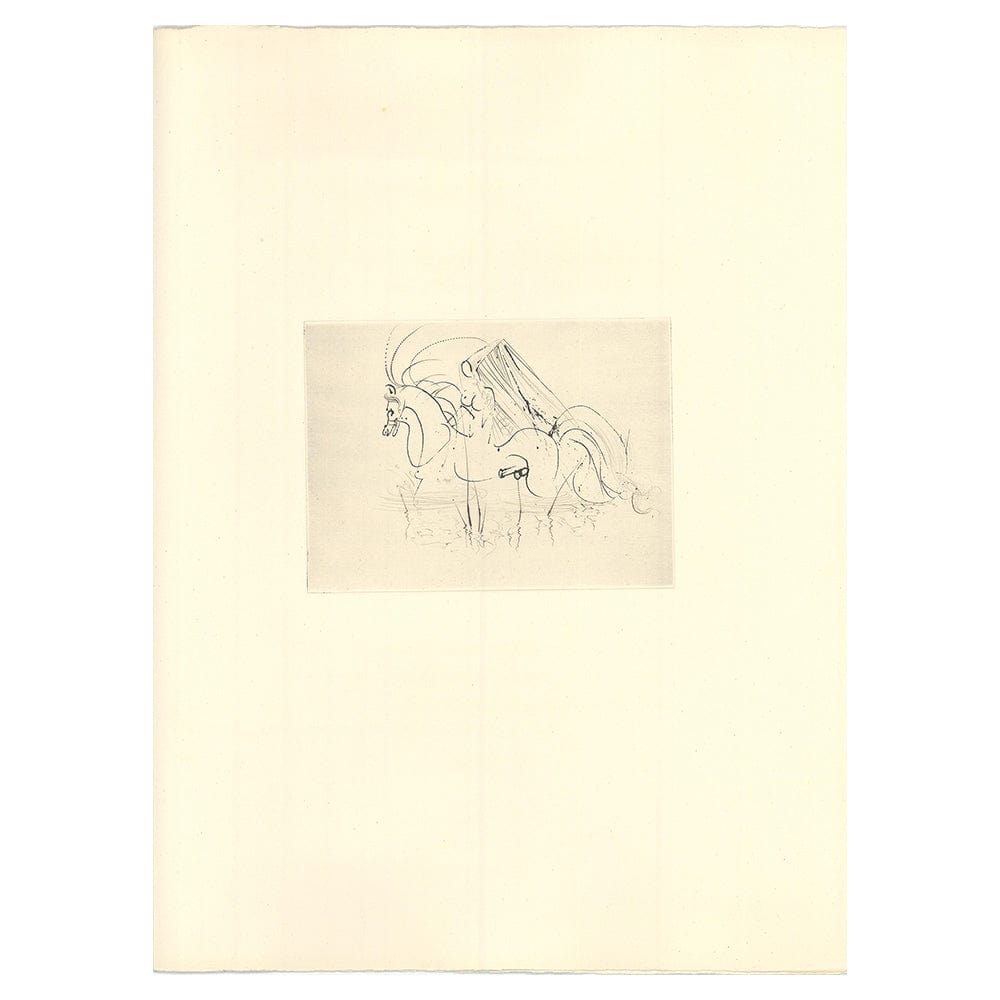 Salvador Dali - Untitled Vignette from ‘Les Amours de Cassandre’ III