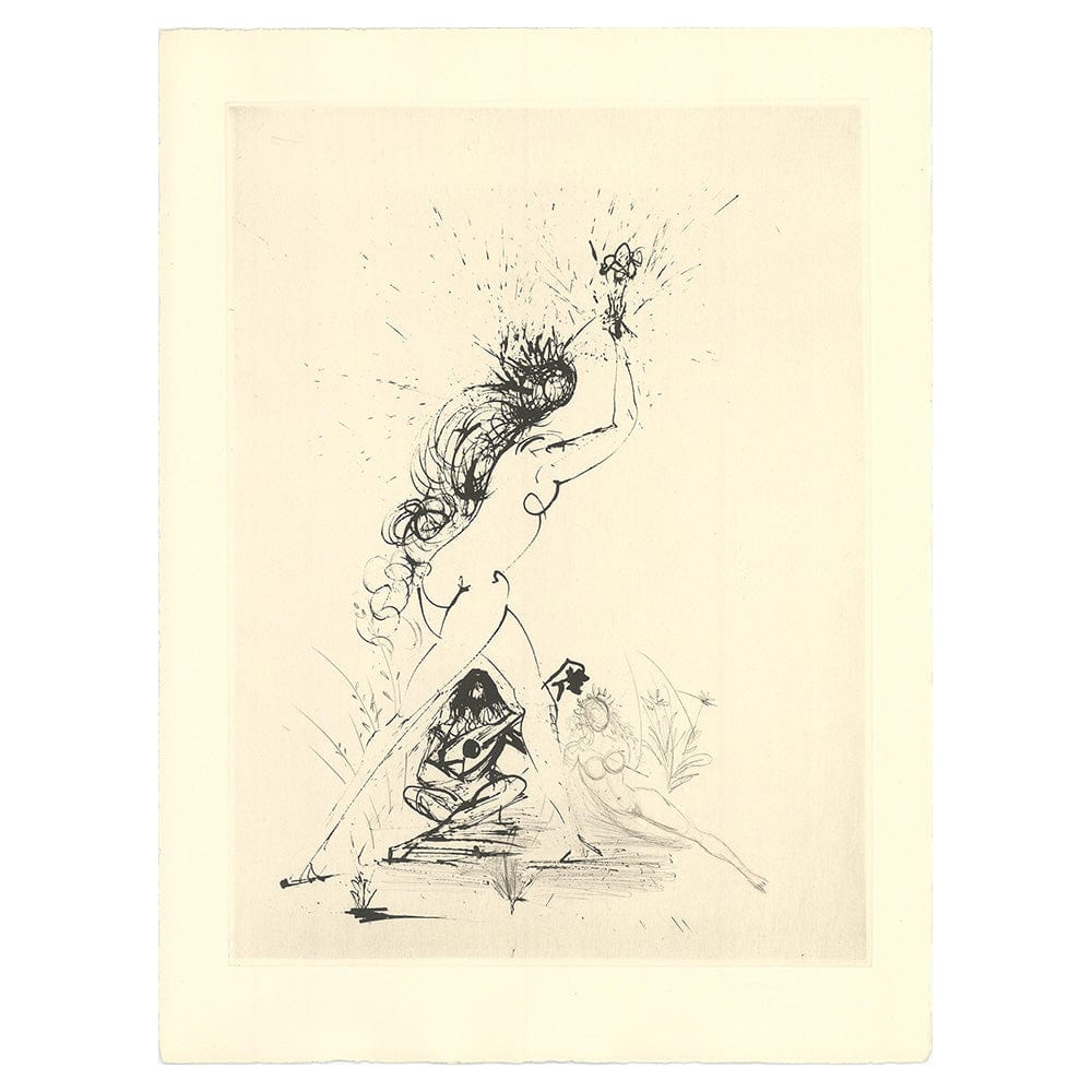 Salvador Dali - La Fille au Flambeau from ‘Les Amours de Cassandre’