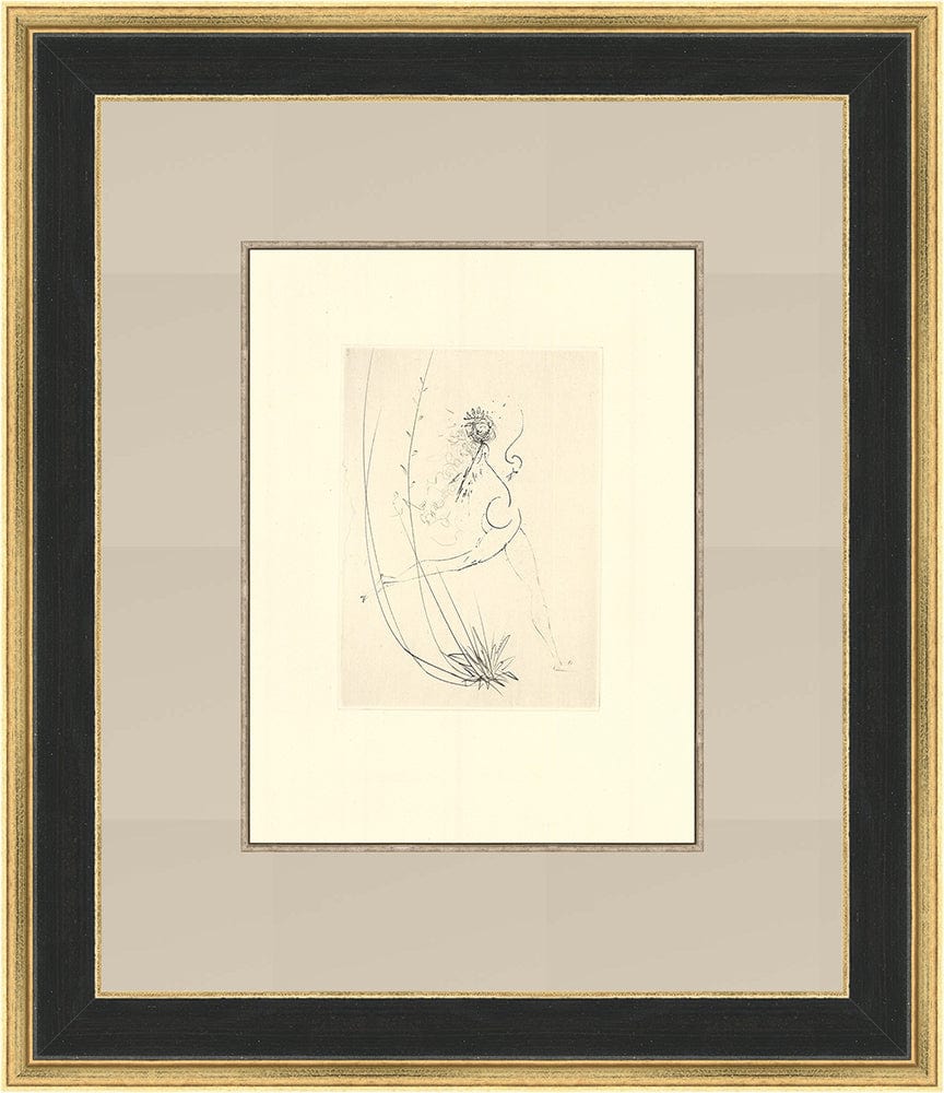 Salvador Dali - Untitled Vignette from ‘Les Amours de Cassandre’ IV Framed