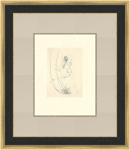 Salvador Dali - Untitled Vignette from ‘Les Amours de Cassandre’ IV Framed