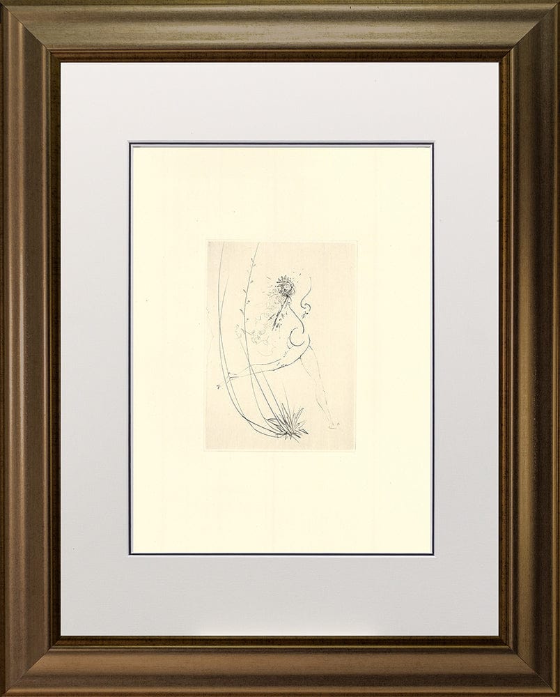 Salvador Dali - Untitled Vignette from ‘Les Amours de Cassandre’ IV Framed