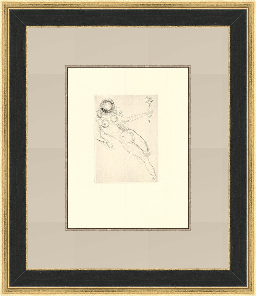 Salvador Dali - Untitled Vignette from ‘Les Amours de Cassandre’ V Framed