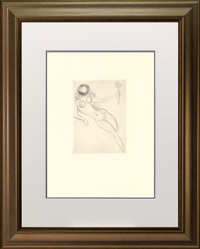 Salvador Dali - Untitled Vignette from ‘Les Amours de Cassandre’ V Framed