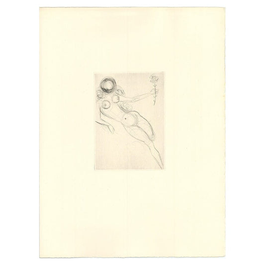 Salvador Dali - Untitled Vignette from ‘Les Amours de Cassandre’ V 1968