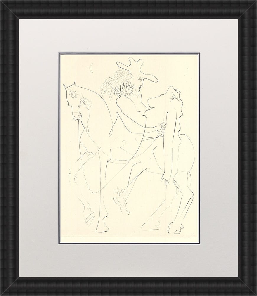 Salvador Dali - Cheval Picasso from ‘Les Amours de Cassandre’ framed