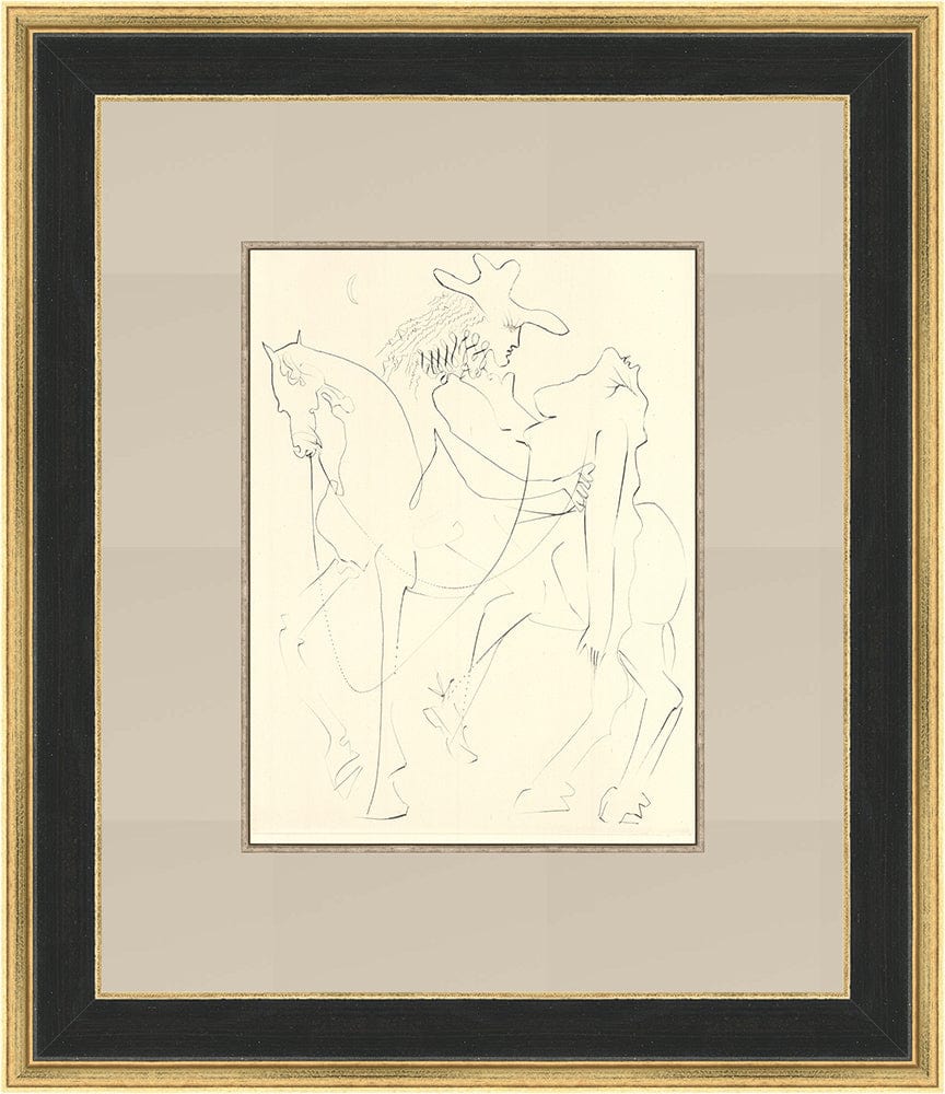 Salvador Dali - Cheval Picasso from ‘Les Amours de Cassandre’ framed