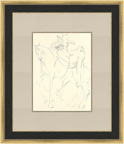 Salvador Dali - Cheval Picasso from ‘Les Amours de Cassandre’ framed