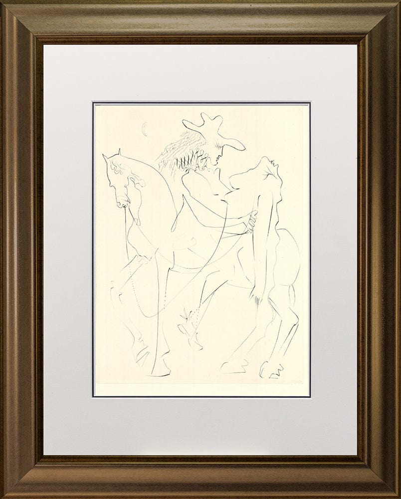 Salvador Dali - Cheval Picasso from ‘Les Amours de Cassandre’ framed