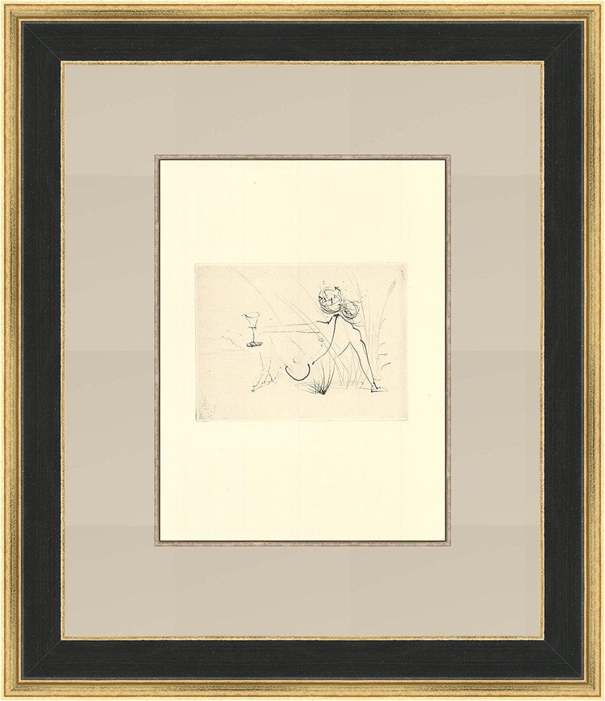 Salvador Dali - Untitled Vignette from ‘Les Amours de Cassandre’ VII Framed