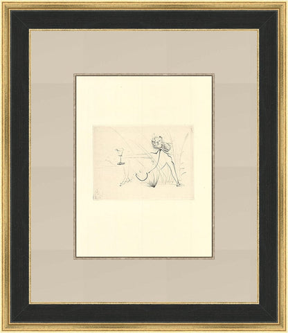 Salvador Dali - Untitled Vignette from ‘Les Amours de Cassandre’ VII Framed