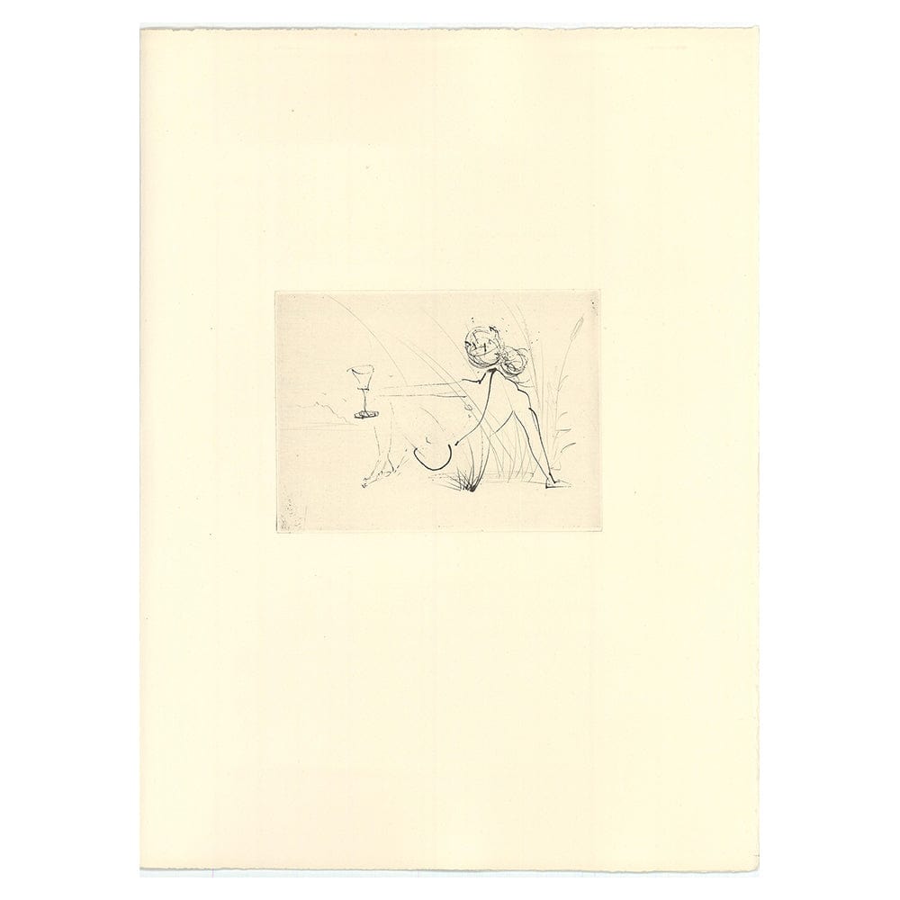 Salvador Dali - Untitled Vignette from ‘Les Amours de Cassandre’ VI 1968