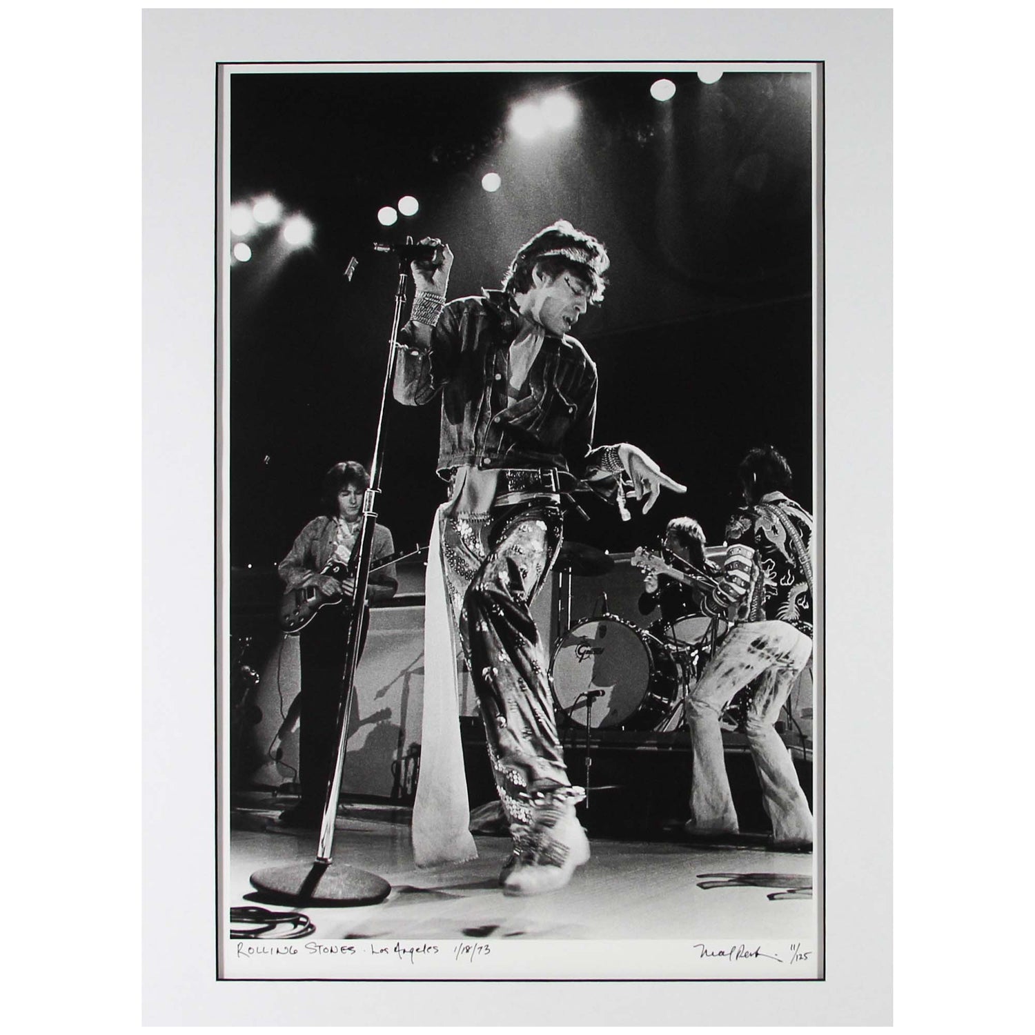 Neal Preston; Rolling Stones - Los Angeles, 1973 ZOOM