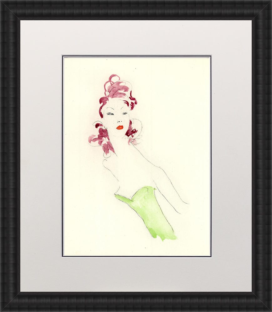 Jean Gabriel Domergue - Untitled from Les Oraisons Amoureuses Framed