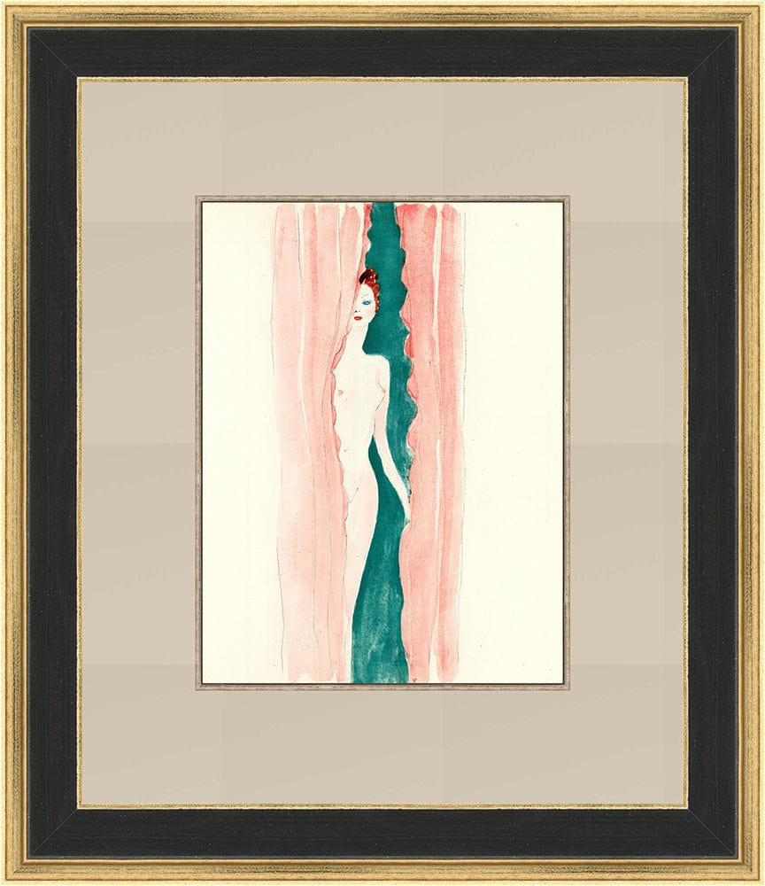 Jean Gabriel Domergue - Untitled from Les Oraisons Amoureuses Framed