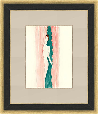 Jean Gabriel Domergue - Untitled from Les Oraisons Amoureuses Framed