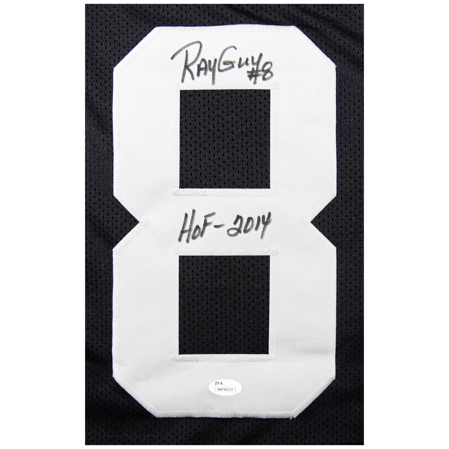 Ray Guy #8 Signed Jersey Autograph