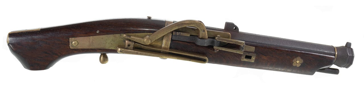 1700s Japan Model Tenegashima Pistol Front View