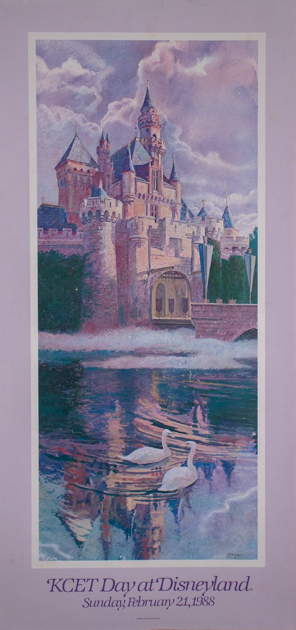Charles Boyer; 1988 Disneyland KCET Day Event Poster Unframed