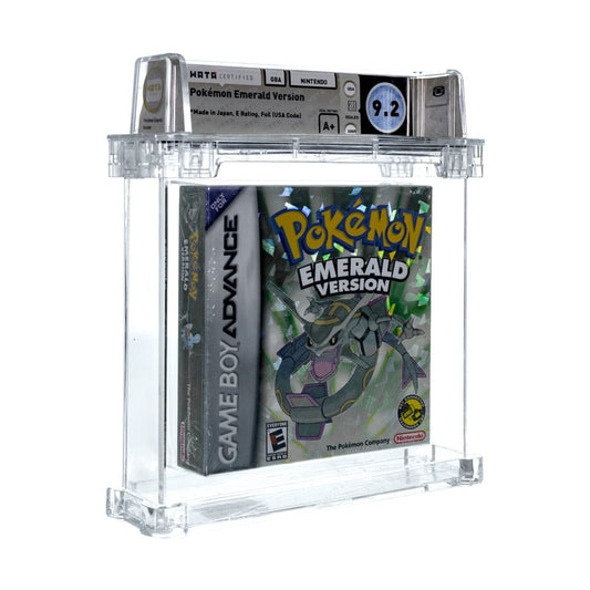 Pokémon Emerald GBA WATA Graded 9.2 G S Pawn