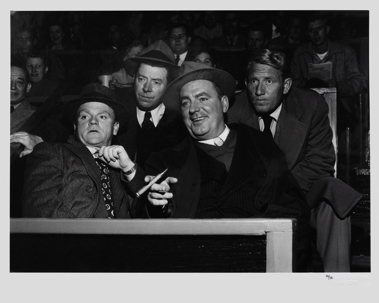 Frank Worth; James Cagney, Pat O’Brien, Spencer Tracy, and Frank McHugh Front View